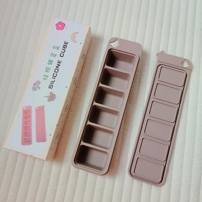 Silicone Food Freezers Tray with 30Ml Perfect Portion Container Meal Organizers for Infant Feeding Sterilizable Food Savers