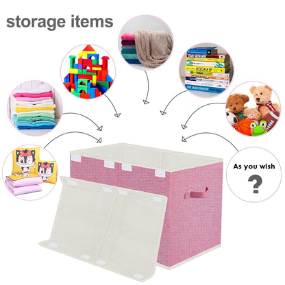 Collapsible Toy Storage Bin with Lid, 82L Large Capacity - Gray Neutral Space-Saving Organizer for Playroom, Bedroom & Nursery, Foldable Design
