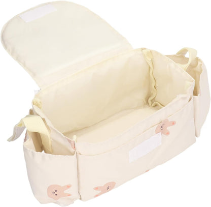 Stroller Cup Holder Bag with Large Storage and Insulated