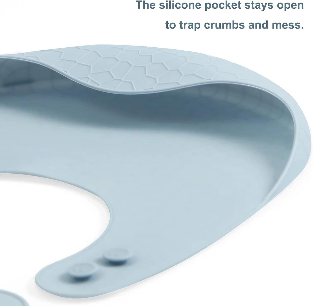 3 Pack Super Light Silicone Baby Bib for Boys Girls| Waterproof Baby Bibs with Pocket Food Catcher, Soft Adjustable Silicone Feeding Bibs