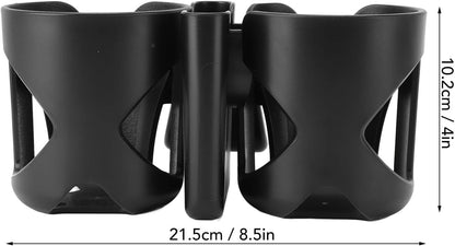 Stroller Universal 3 in 1 Cup Holder with Phone Holder Robust Material for Parents on the Go Shopping Cart Cup