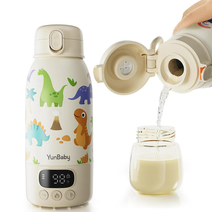 Portable Bottle Warmer for Travel, 17oz Water Heater