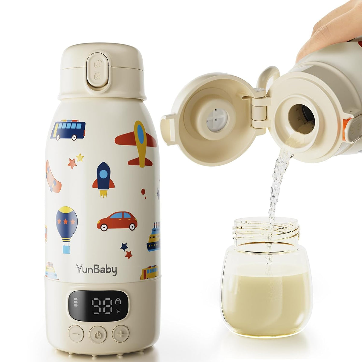 Portable Bottle Warmer for Travel, 17oz Water Heater