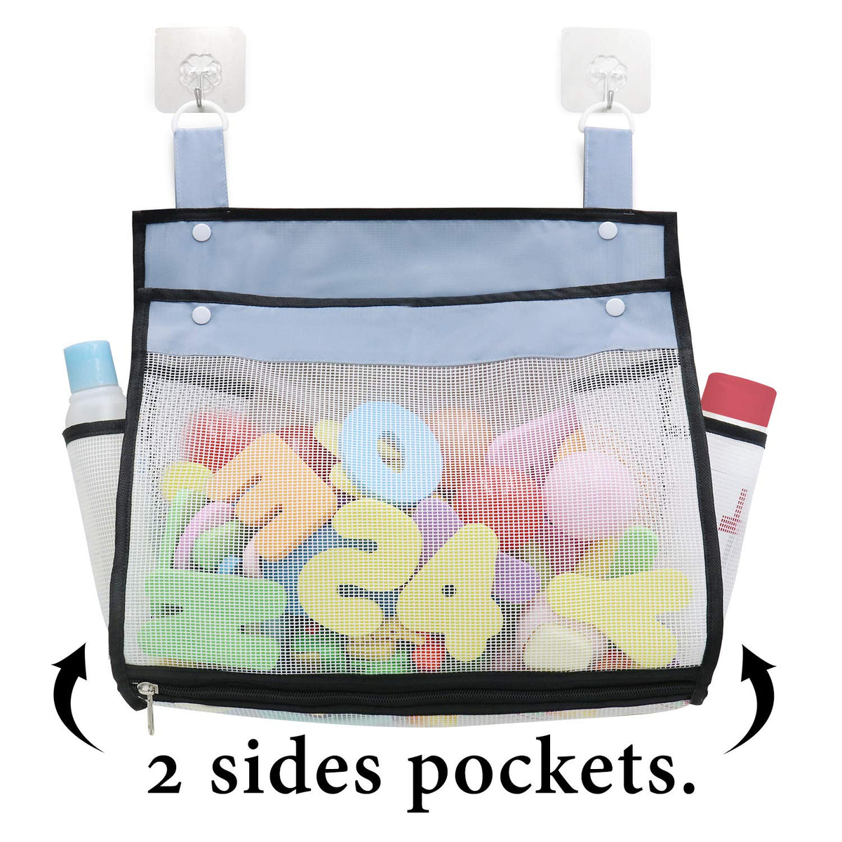 Bath Toy Organizer Multiple Ways to Hang