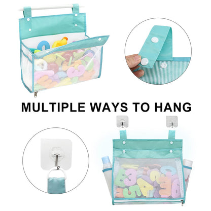 Bath Toy Organizer Multiple Ways to Hang