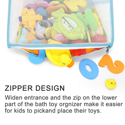 Bath Toy Organizer Multiple Ways to Hang