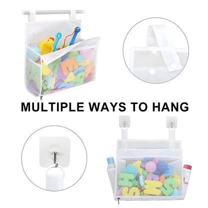 Bath Toy Organizer Multiple Ways to Hang