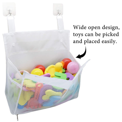 Bath Toy Organizer Multiple Ways to Hang