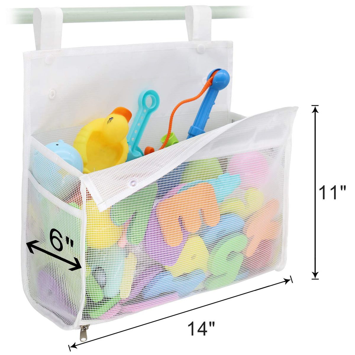 Bath Toy Organizer Multiple Ways to Hang