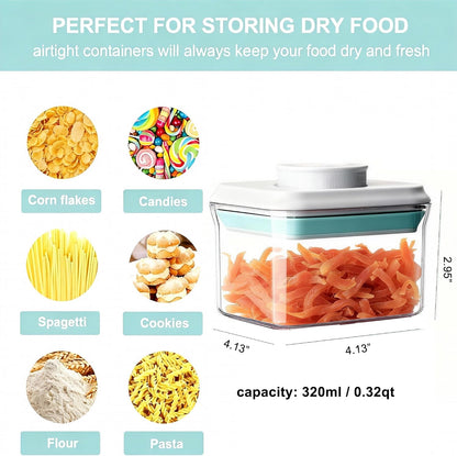 Formula Container Formula Dispenser Airtight Food Storage Containers One Button Handy 650g / 1.5qt Milk Powder for Cereal Flour Pasta Snack Rice Sugar (1, 1500, Milliliters)