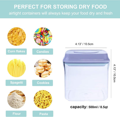 Formula Container Formula Dispenser Airtight Food Storage Containers One Button Handy 650g / 1.5qt Milk Powder for Cereal Flour Pasta Snack Rice Sugar (1, 1500, Milliliters)