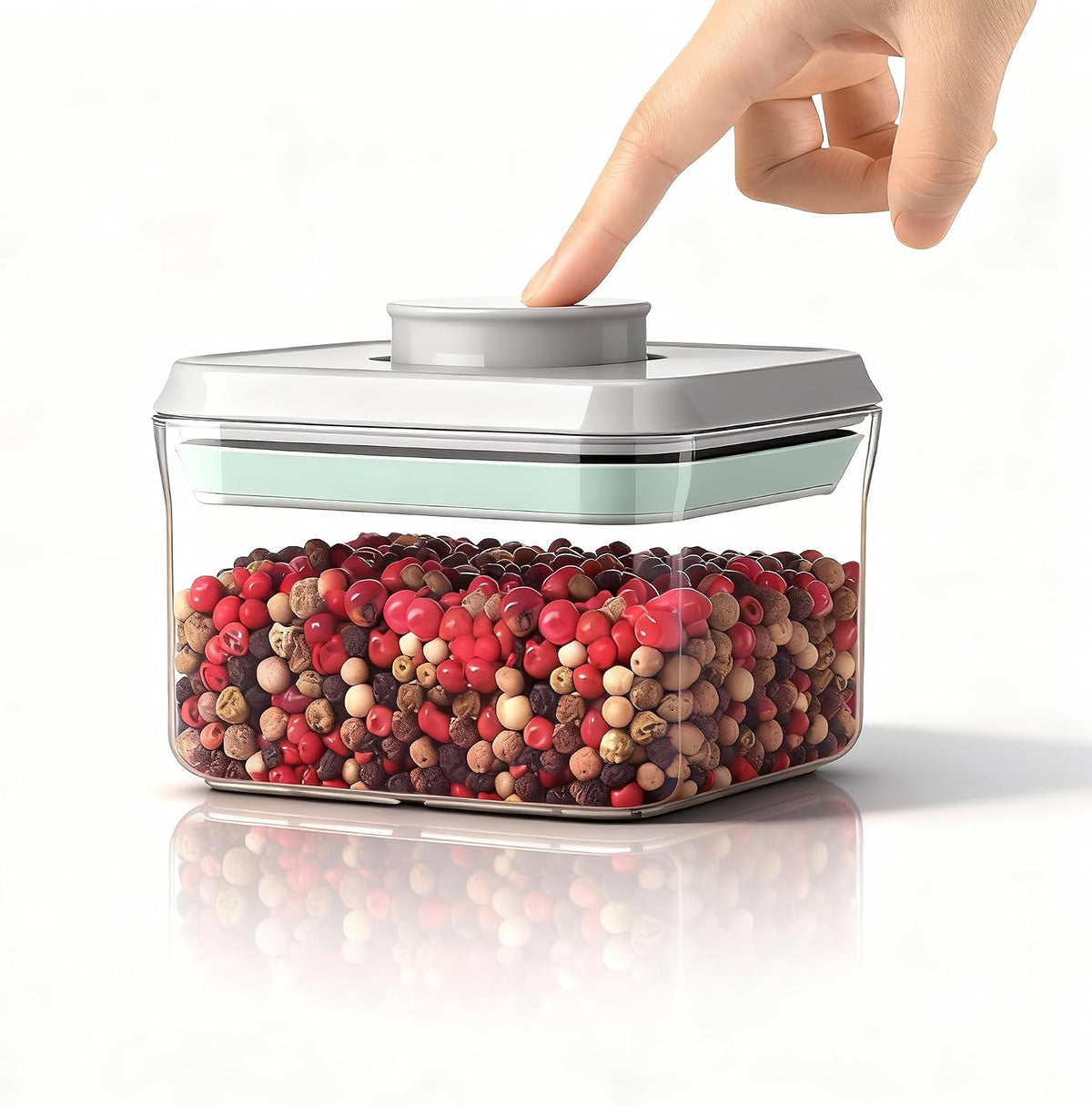 Formula Container Formula Dispenser Airtight Food Storage Containers One Button Handy 650g / 1.5qt Milk Powder for Cereal Flour Pasta Snack Rice Sugar (1, 1500, Milliliters)