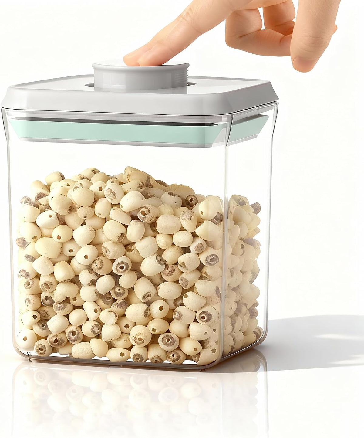 Formula Container Formula Dispenser Airtight Food Storage Containers One Button Handy 650g / 1.5qt Milk Powder for Cereal Flour Pasta Snack Rice Sugar (1, 1500, Milliliters)