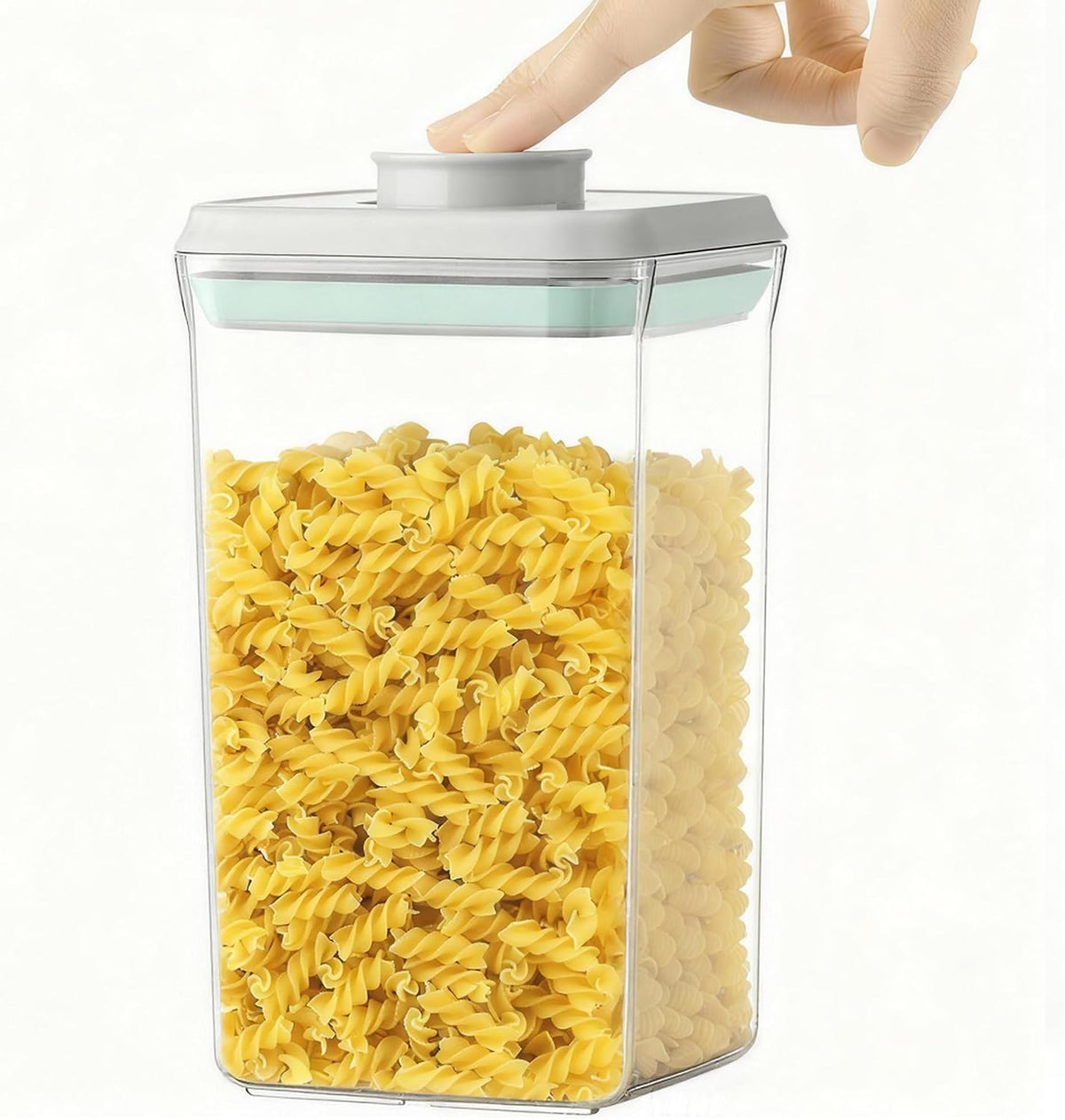Formula Container Formula Dispenser Airtight Food Storage Containers One Button Handy 650g / 1.5qt Milk Powder for Cereal Flour Pasta Snack Rice Sugar (1, 1500, Milliliters)