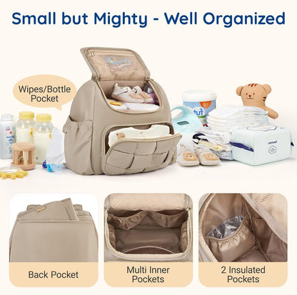 Small Diaper Bag Mini Baby Diaper Backpack