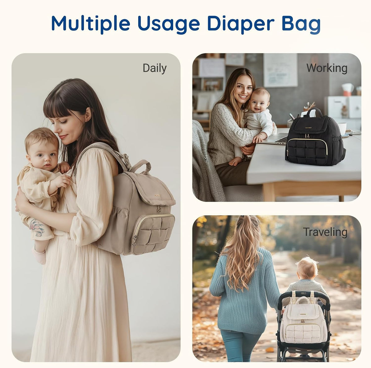 Small Diaper Bag Mini Baby Diaper Backpack