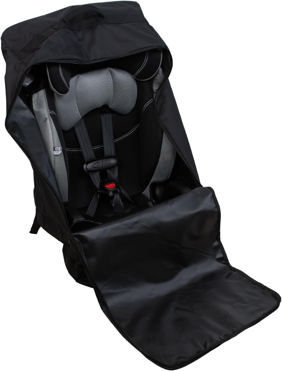 Carseat Travel Bag for Airplane, Durable Padded Bag Gate Check Easy Carry Airport Car Seat Cover, Fits Most Graco, Evenflo, Toddler, Kids, Infant Baby Travel Essentials for Flying