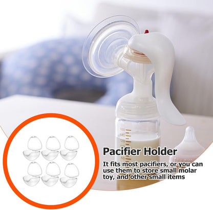 Portable Pacifier Box Storage Case Silicone Compact Baby Toy Organizer for Travel Diaper Bag Stroller