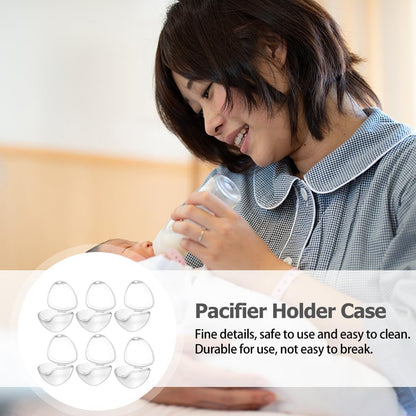Portable Pacifier Box Storage Case Silicone Compact Baby Toy Organizer for Travel Diaper Bag Stroller