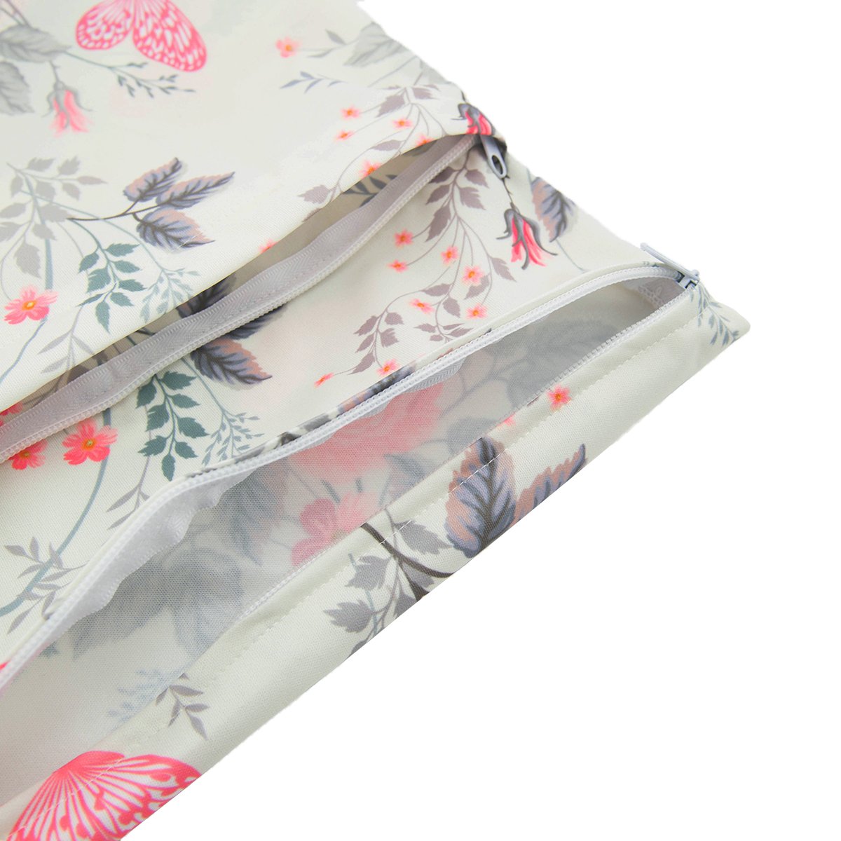 ALVA 2pcs Wet Dry Bags for Diaper Bag Waterproof Reusable with Two Pockets