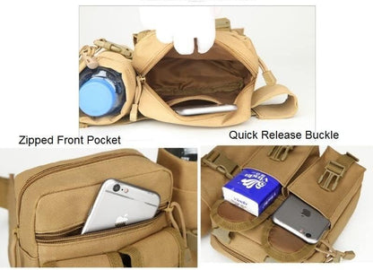 Deployment Bag Tactical Waist Pack Small Sling Pack Hand Carry Bag Handlebar Bag