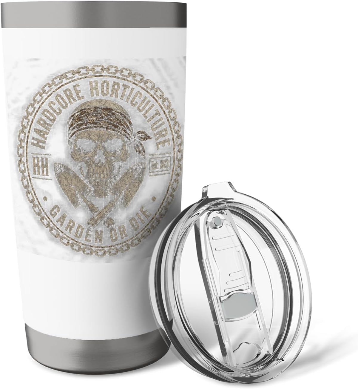 Hardcore Horticulture Garden Or Die Stainless Steel Insulated Tumbler