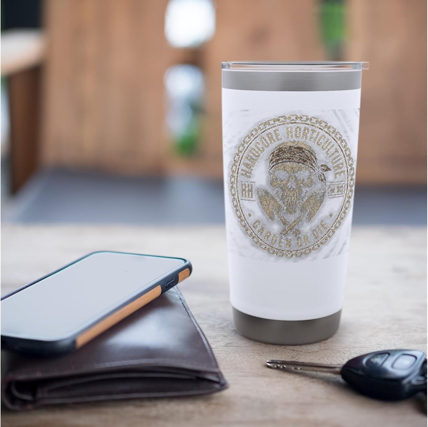 Hardcore Horticulture Garden Or Die Stainless Steel Insulated Tumbler