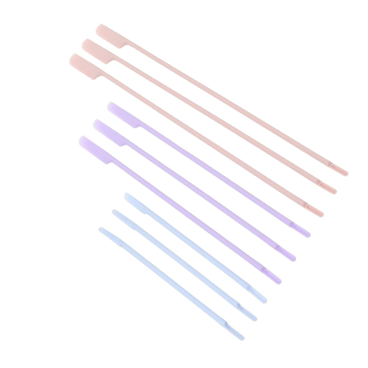 Silicone Makeup Spatula 9Pcs Reusable Cosmetic Scraper Set