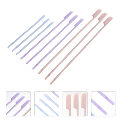 Silicone Makeup Spatula 9Pcs Reusable Cosmetic Scraper Set