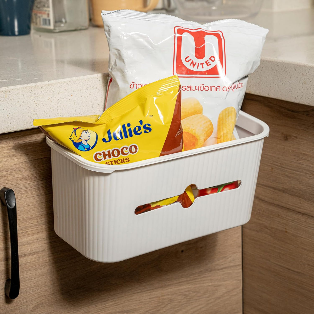 Bedside Storage Box Bin Organizer Diaper Caddy Organizer for Kids Bed, Crib, Playard,Playpen, Nursery Bedroom, Bathroom Essentials,for Books, Tissues, Cup & Snacks(White)