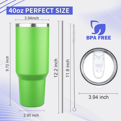 20oz Tumbler with Lid and Straw Double Wall Powder Coated Vacuum Insulated Coffee Tumbler Stainless Steel Insulated Travel Coffee Mug Spill-Proof Thermal Cup for Hot and Cold Beverage,Black