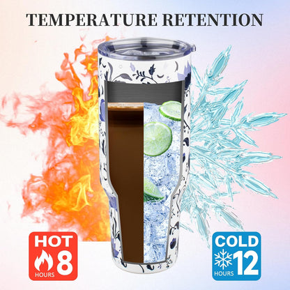 20oz Tumbler with Lid and Straw Double Wall Powder Coated Vacuum Insulated Coffee Tumbler Stainless Steel Insulated Travel Coffee Mug Spill-Proof Thermal Cup for Hot and Cold Beverage,Black