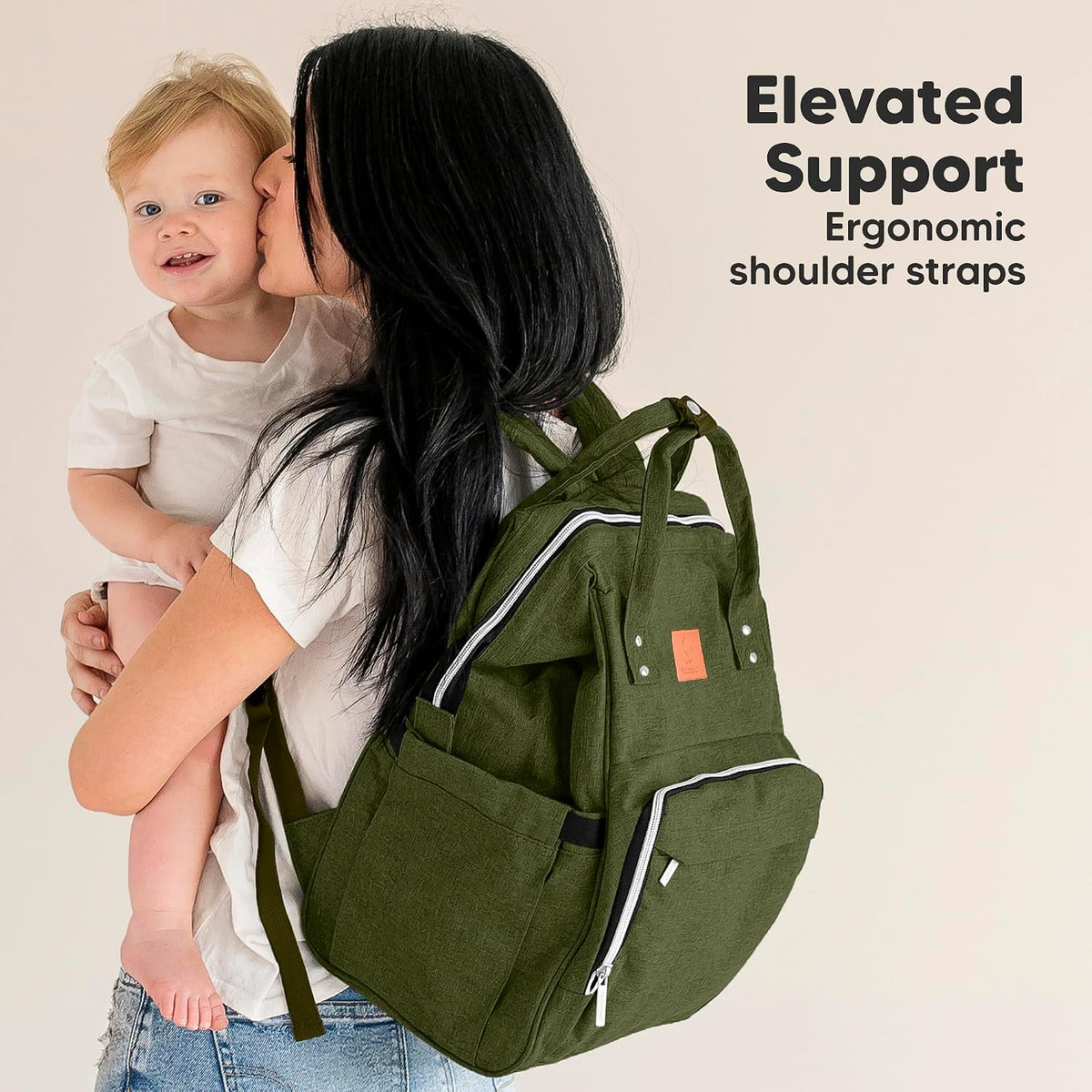 Baby Diaper Bag Backpack, Baby Bag for Boys, Girls (Trendy Black)