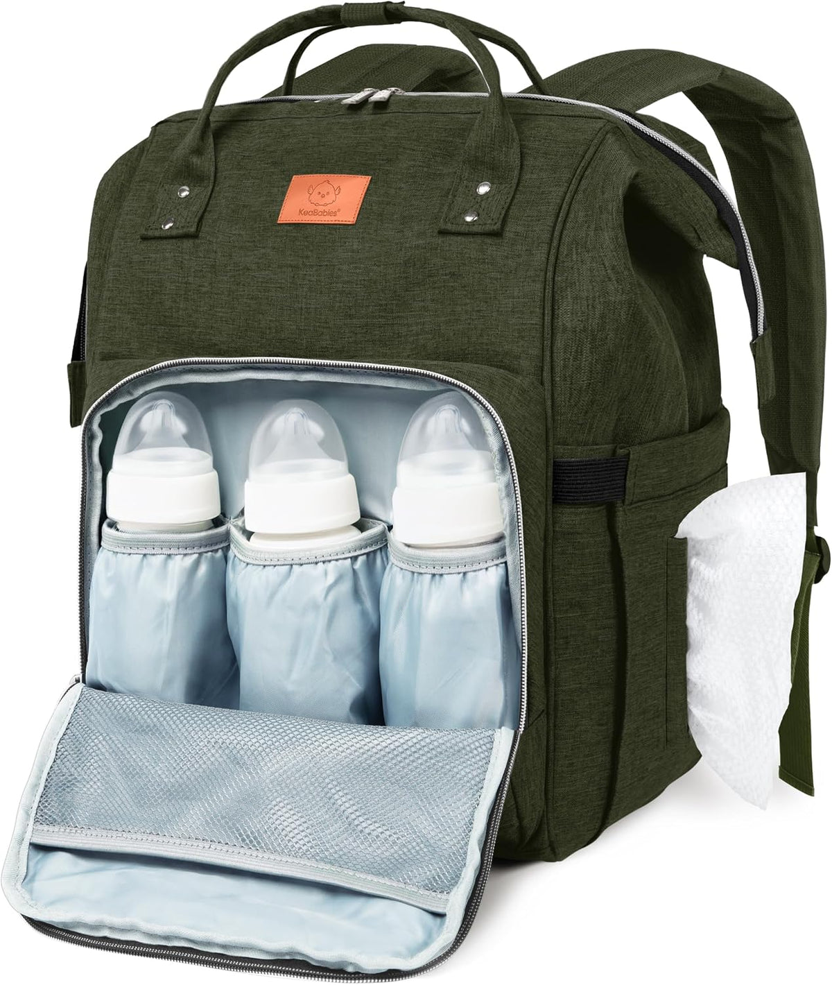 Baby Diaper Bag Backpack, Baby Bag for Boys, Girls (Trendy Black)