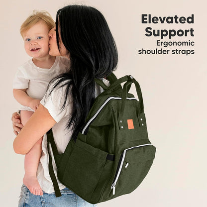 Baby Diaper Bag Backpack, Baby Bag for Boys, Girls (Trendy Black)