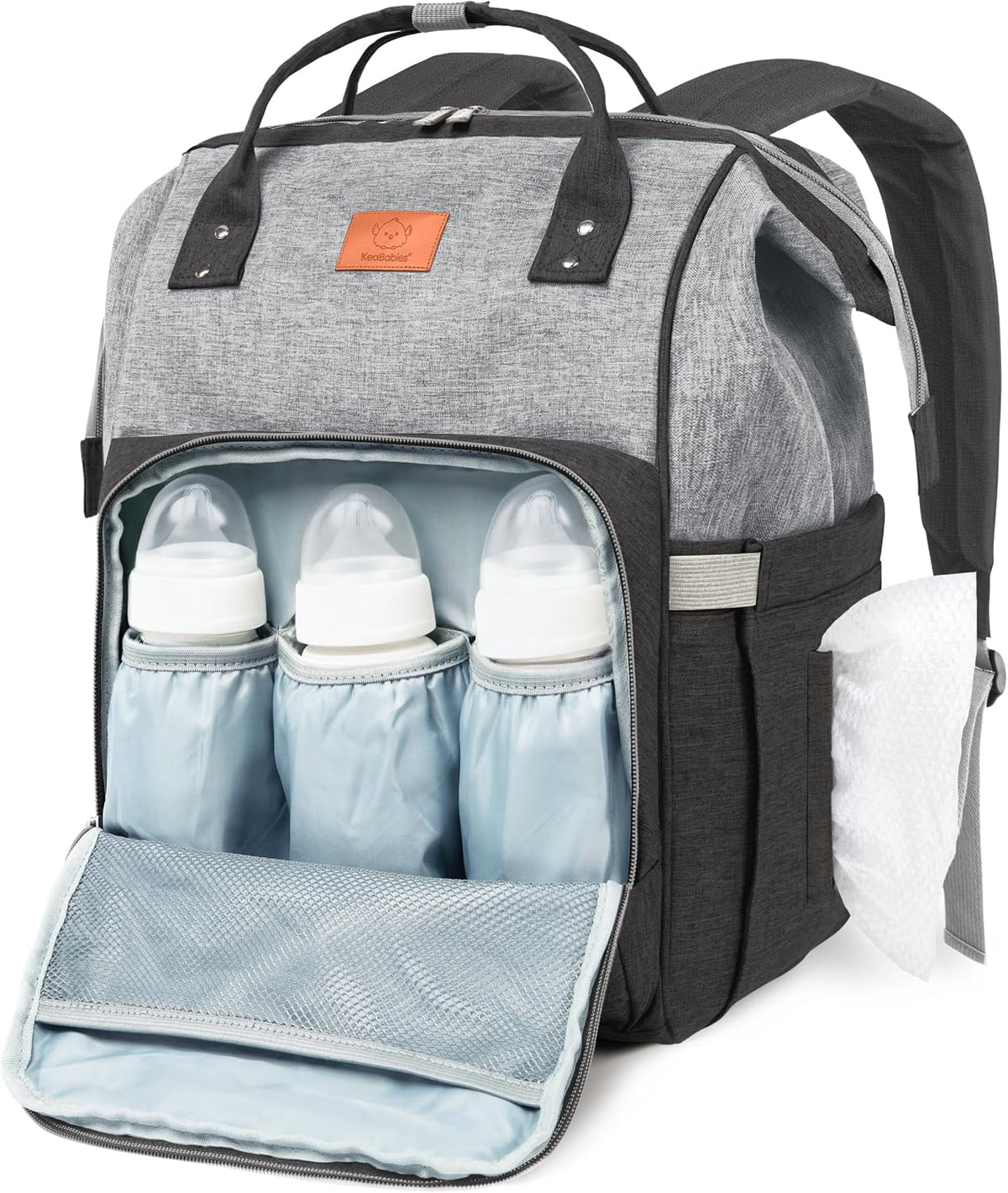 Baby Diaper Bag Backpack, Baby Bag for Boys, Girls (Trendy Black)