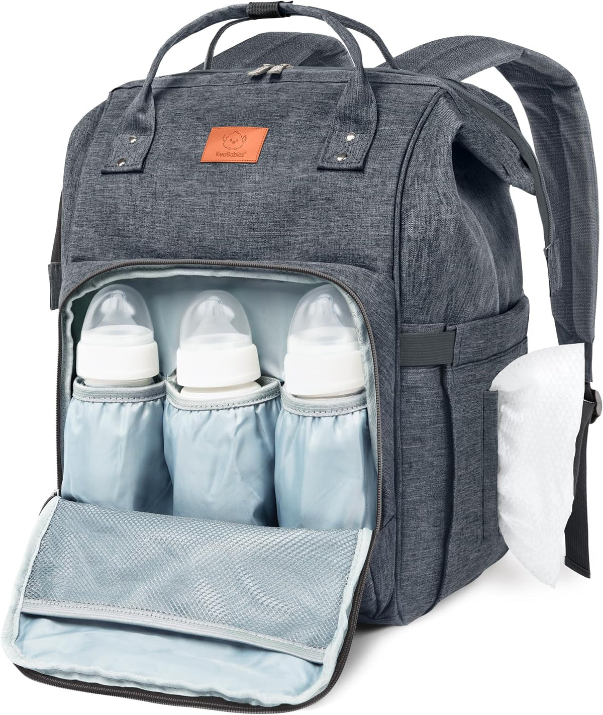 Baby Diaper Bag Backpack, Baby Bag for Boys, Girls (Trendy Black)