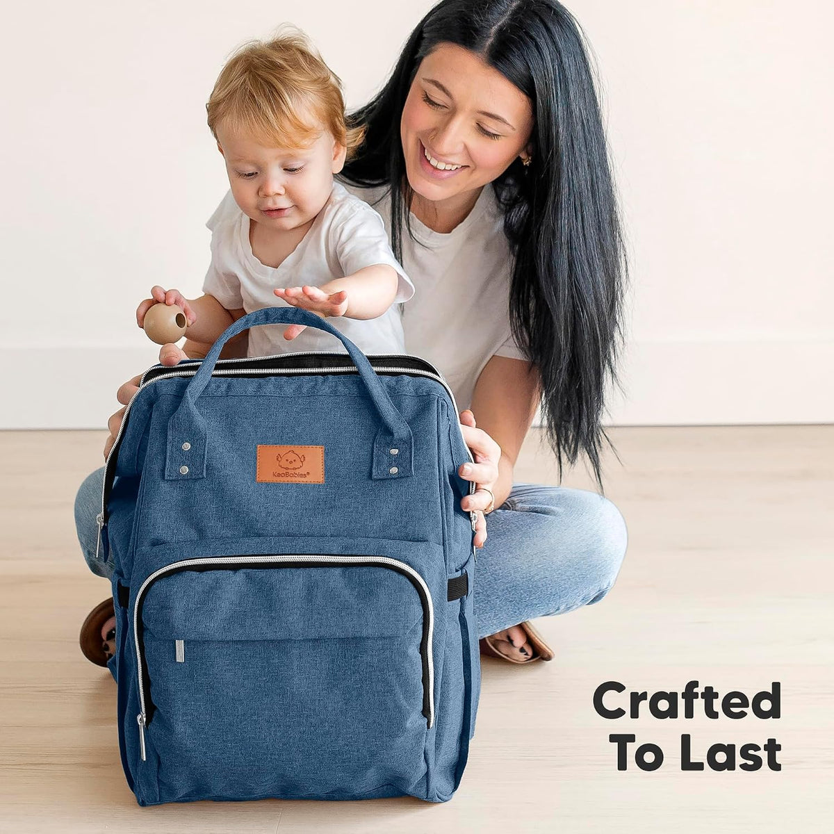 Baby Diaper Bag Backpack, Baby Bag for Boys, Girls (Trendy Black)