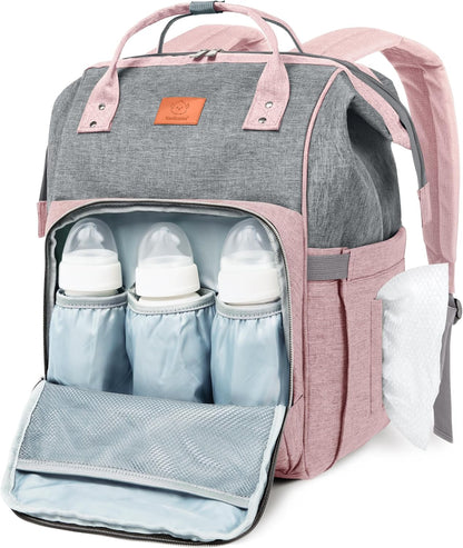 Baby Diaper Bag Backpack, Baby Bag for Boys, Girls (Trendy Black)