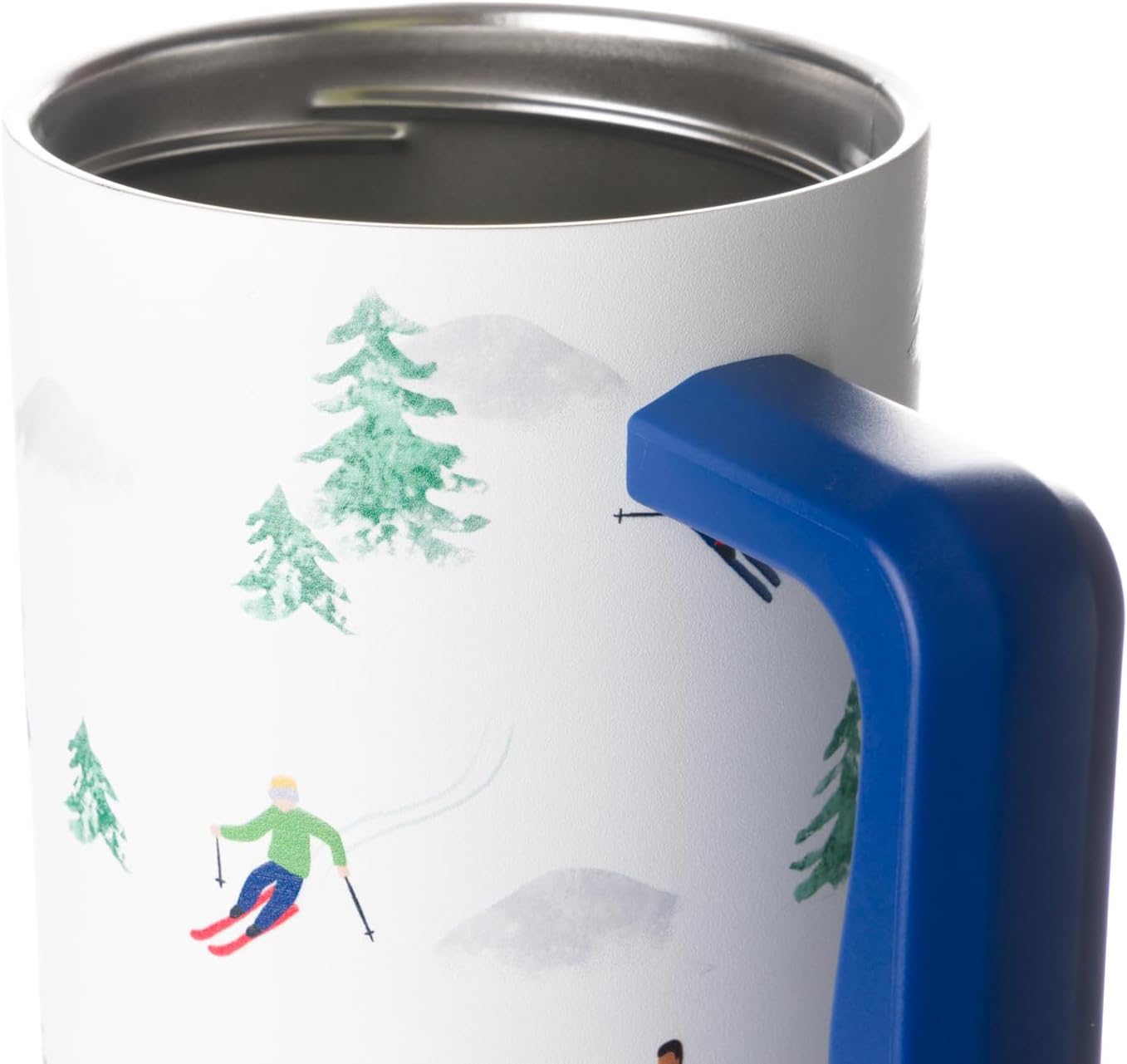 Tumbler with Handle and Straw | 30oz | Tie Dye | Trek Tumbler, Travel Mug | Insulated Water Bottle, Cupholder Friendly, Stainless Steel Cup | Ocean Tide - Colors A