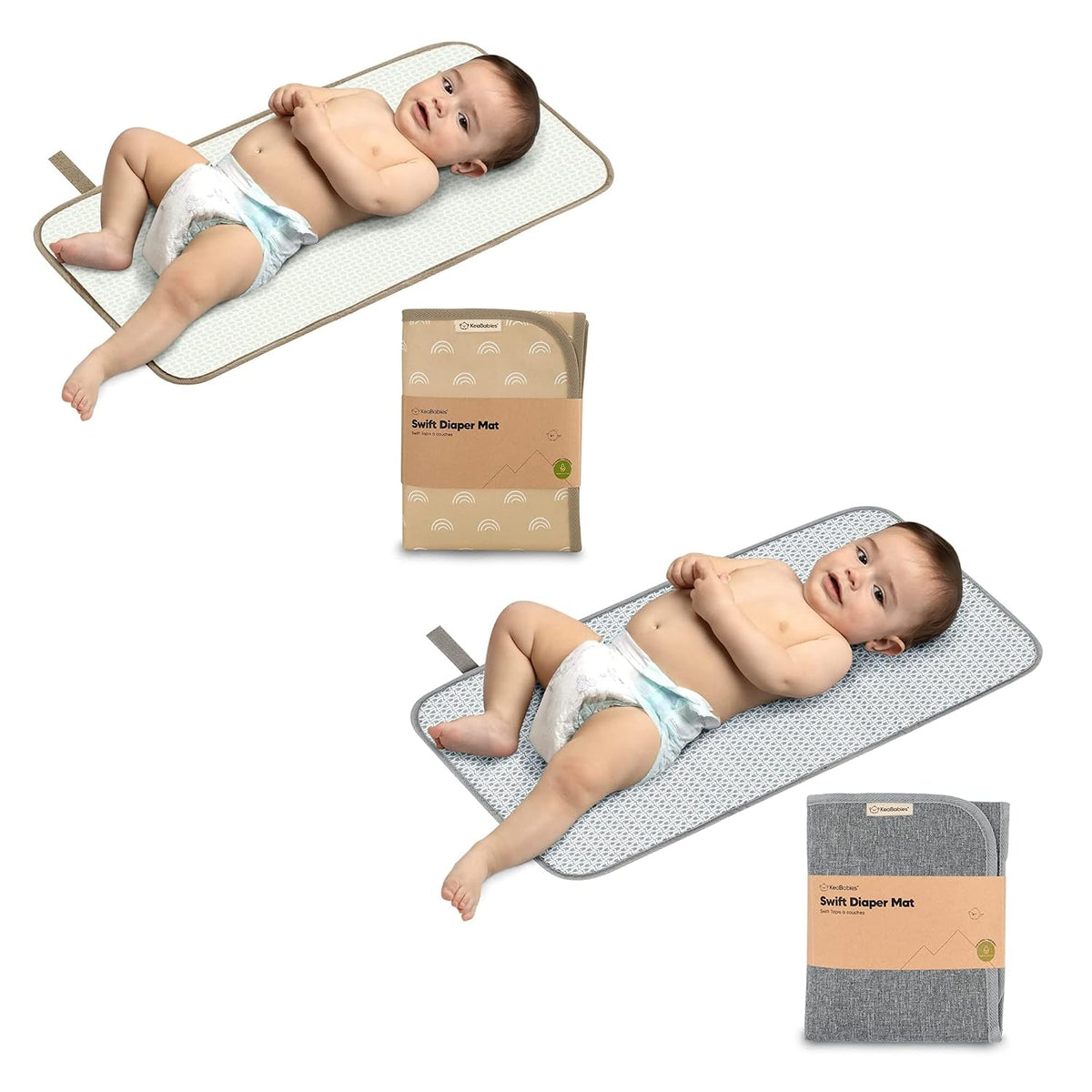 Portable Diaper Changing Pad - Waterproof Foldable Baby Changing Mat - Travel Diaper Change Mat - Lightweight Changing Pads for Baby - Baby Changer - Machine Washable