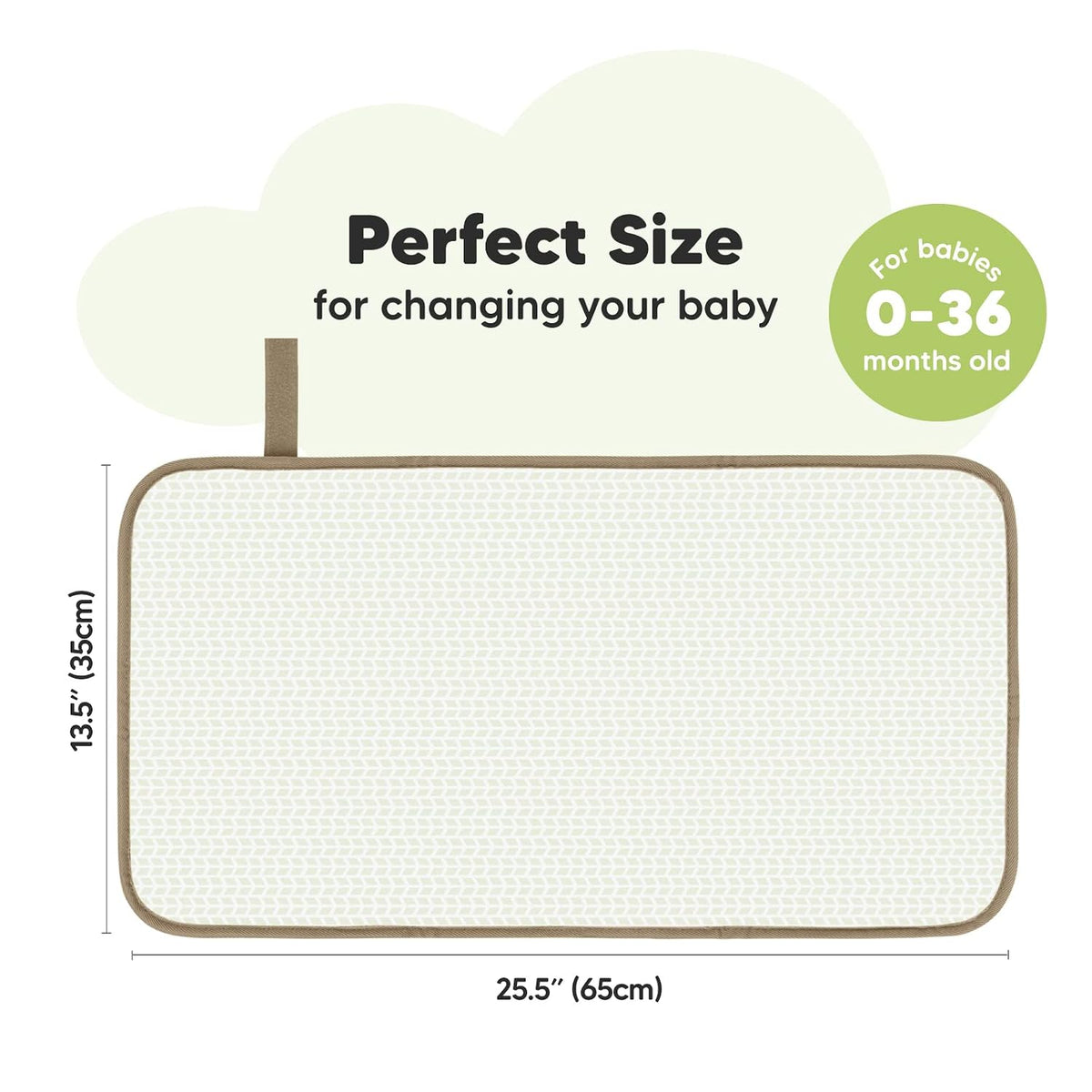 Portable Diaper Changing Pad - Waterproof Foldable Baby Changing Mat - Travel Diaper Change Mat - Lightweight Changing Pads for Baby - Baby Changer - Machine Washable
