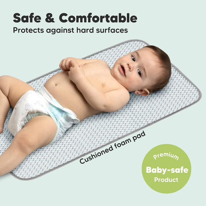 Portable Diaper Changing Pad - Waterproof Foldable Baby Changing Mat - Travel Diaper Change Mat - Lightweight Changing Pads for Baby - Baby Changer - Machine Washable