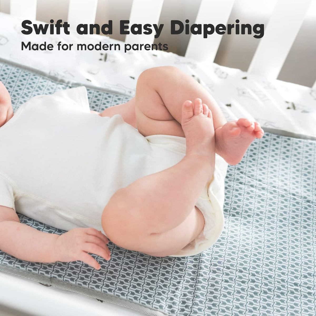 Portable Diaper Changing Pad - Waterproof Foldable Baby Changing Mat - Travel Diaper Change Mat - Lightweight Changing Pads for Baby - Baby Changer - Machine Washable
