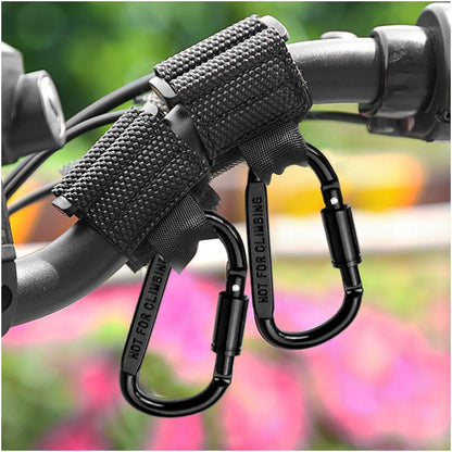 Hook for Hanging Helmet Headset, Multi-Purpose Motorcycle Carabiner Hook, Heavy Duty Strap Clip for Stroller Bike