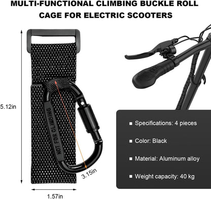 Hook for Hanging Helmet Headset, Multi-Purpose Motorcycle Carabiner Hook, Heavy Duty Strap Clip for Stroller Bike