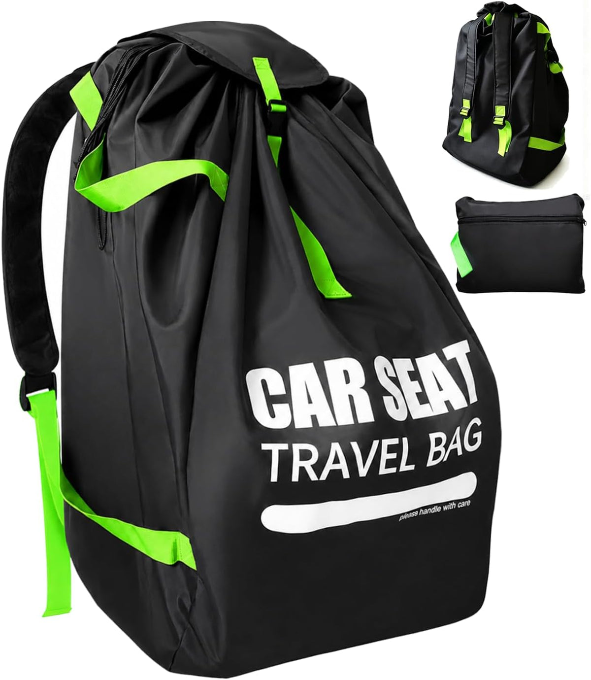Car Seat Travel Bag for Airplane, Padded Strap Car Seat Bags for Air Travel