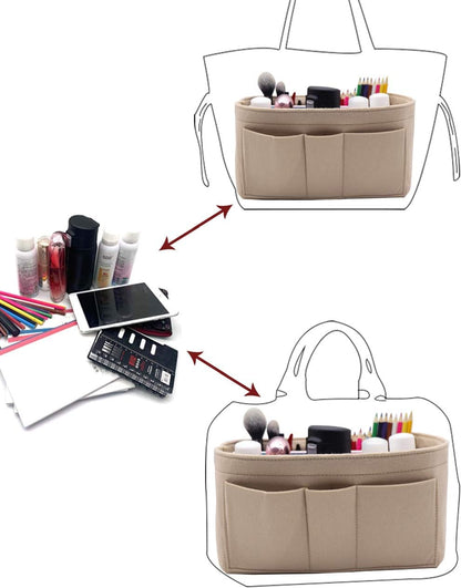 Felt Insert Bag Organizer Bag In Bag For Handbag Purse Organizer Fits Speedy Neverful