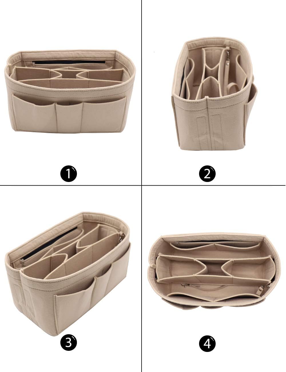 Felt Insert Bag Organizer Bag In Bag For Handbag Purse Organizer Fits Speedy Neverful