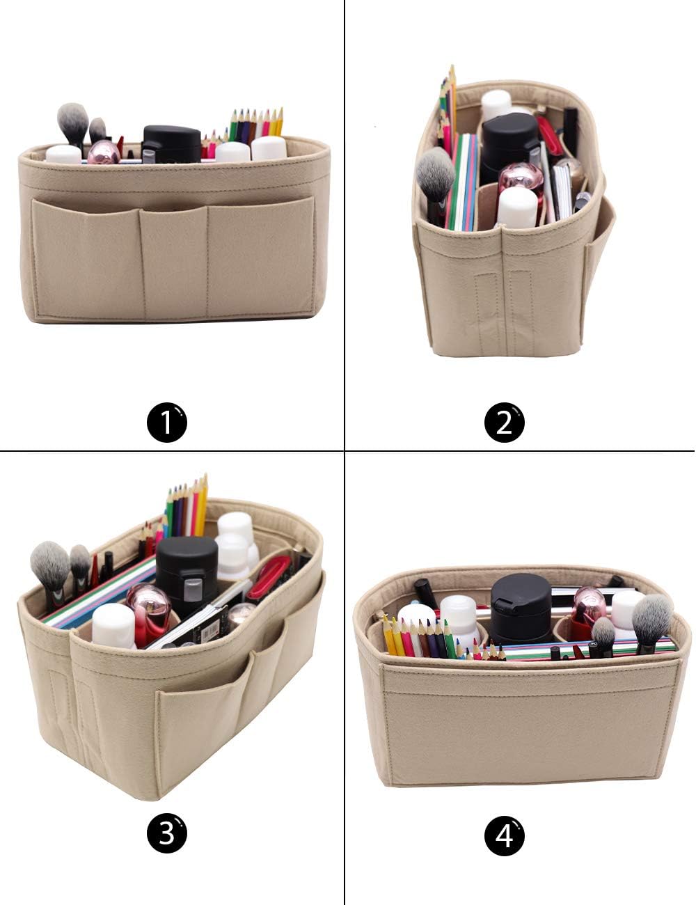 Felt Insert Bag Organizer Bag In Bag For Handbag Purse Organizer Fits Speedy Neverful